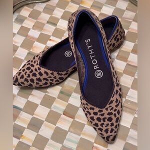 Rothy’s Leopard Animal print shoes